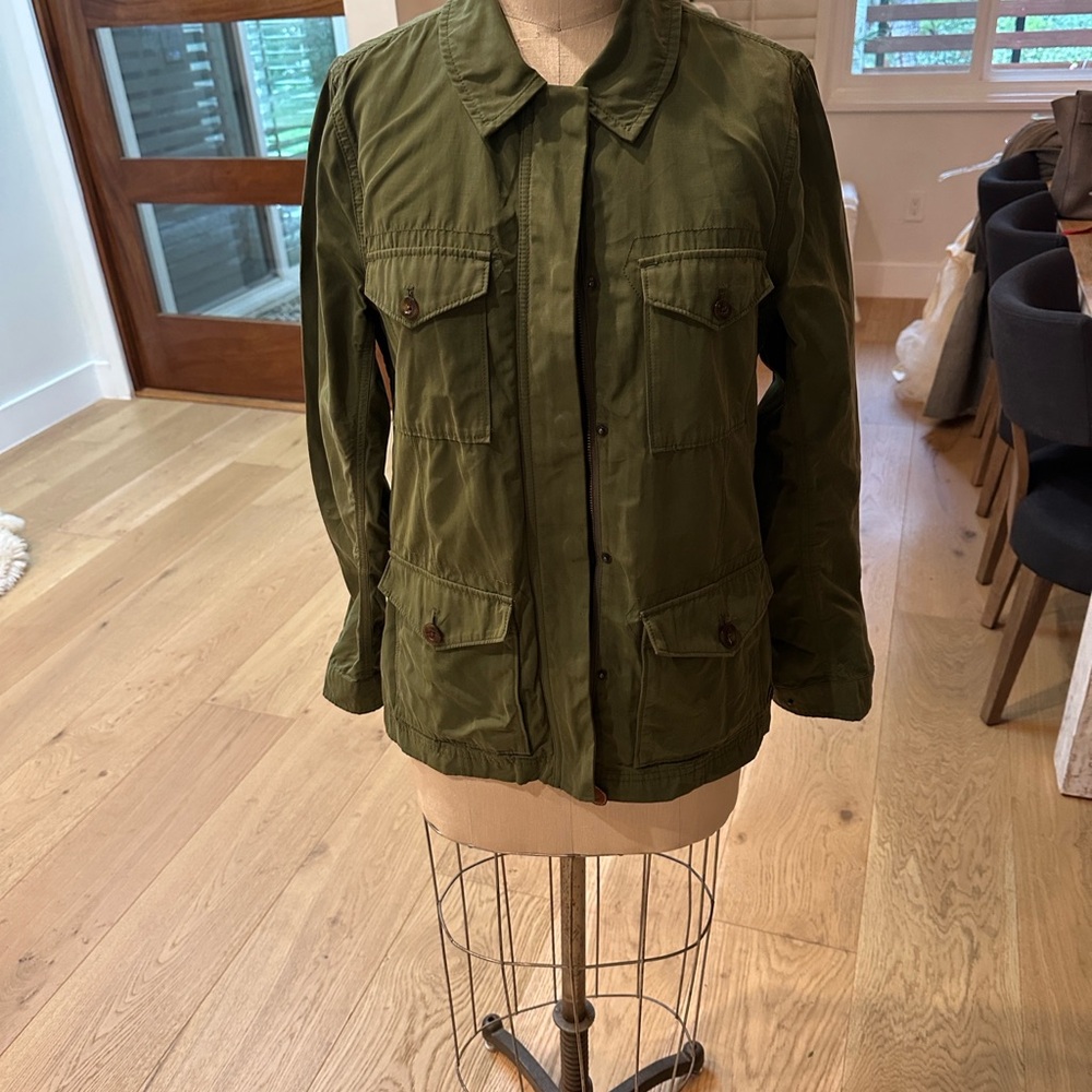 Vineyard Vines Olive/Army Rain Jacket